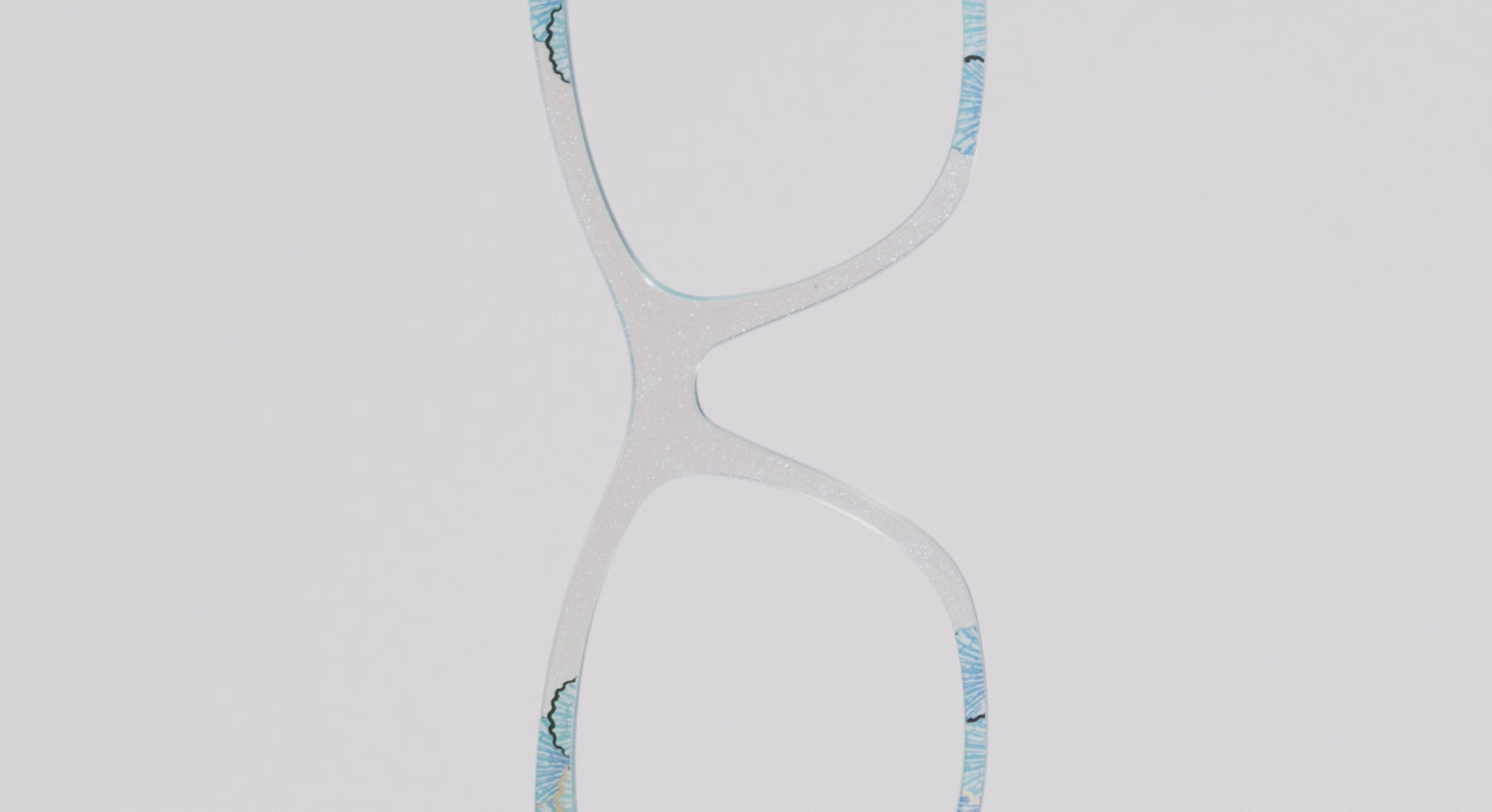 The Aquamarine Shells Shimmer with Gold Foil - LifeStyle Thumbnail Video1 - Pair Eyewear