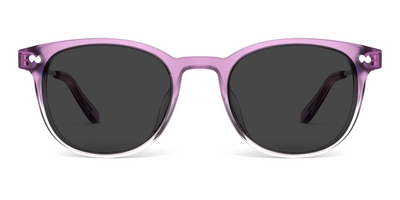 The Reese - Violet Pearlized Gradient Acetate Rose Gold Metal Sun - Thumbnail3 - Pair Eyewear