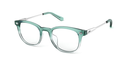 The Reese - Teal Pearlized Gradient Acetate Silver Metal - Thumbnail1 - Pair Eyewear