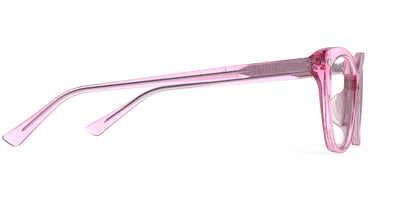 The Wanda - Pink Glitter Clear - Thumbnail4 - Pair Eyewear
