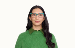 The Wanda - Mixed Material - Lensless - LifeStyle Thumbnail 1 - Pair Eyewear