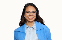 The Wanda - Seafoam Clear - LifeStyle Thumbnail1 - Pair Eyewear