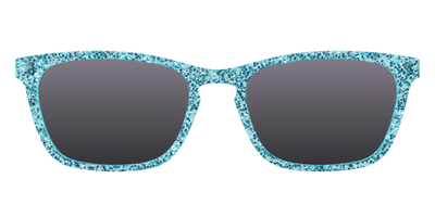 The Polarized Aquamarine Sparkle Sun Top - Front Top Thumbnail - Pair Eyewear