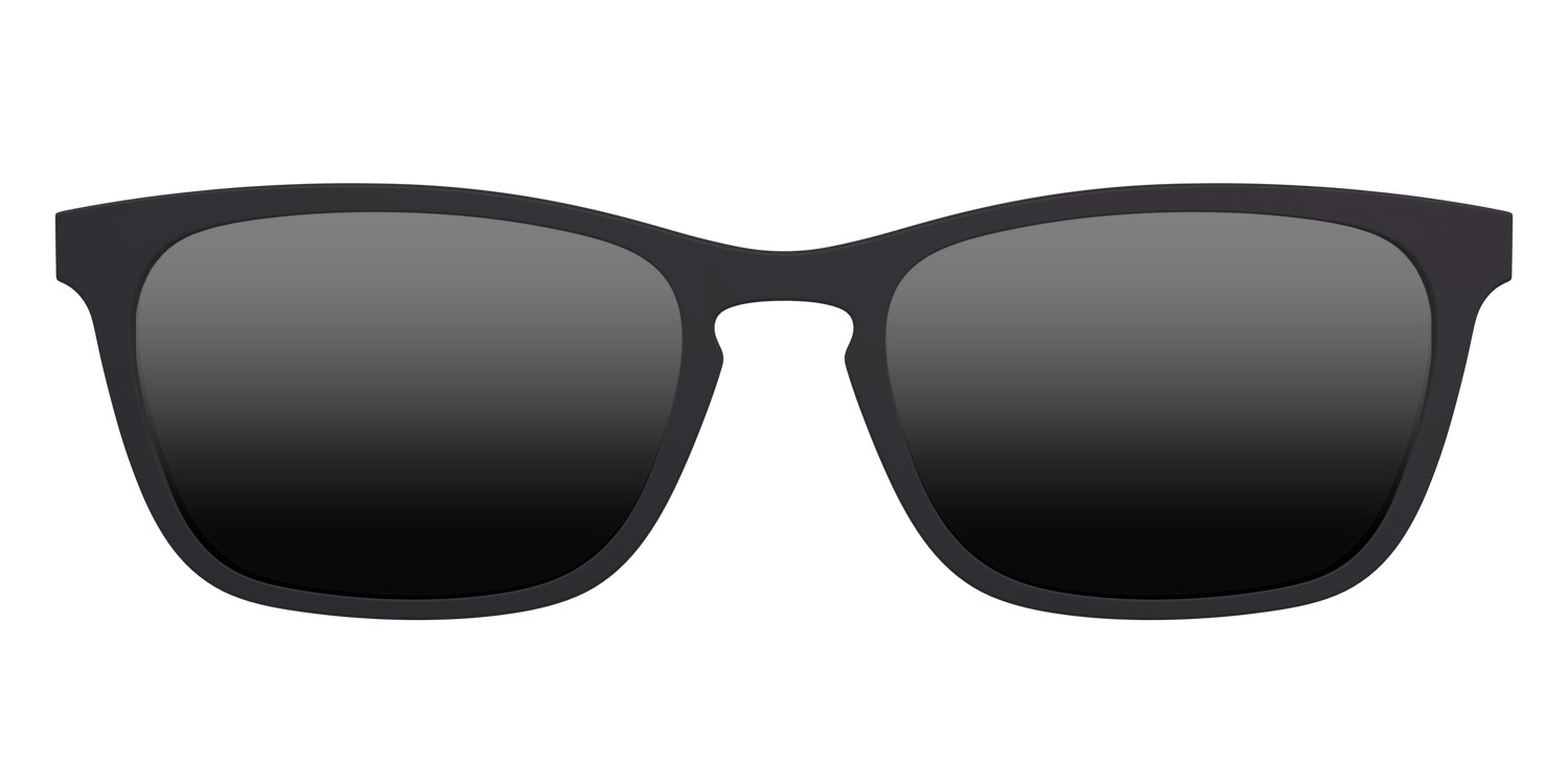 The Polarized Black Sun Top - Front Top Image - Pair Eyewear