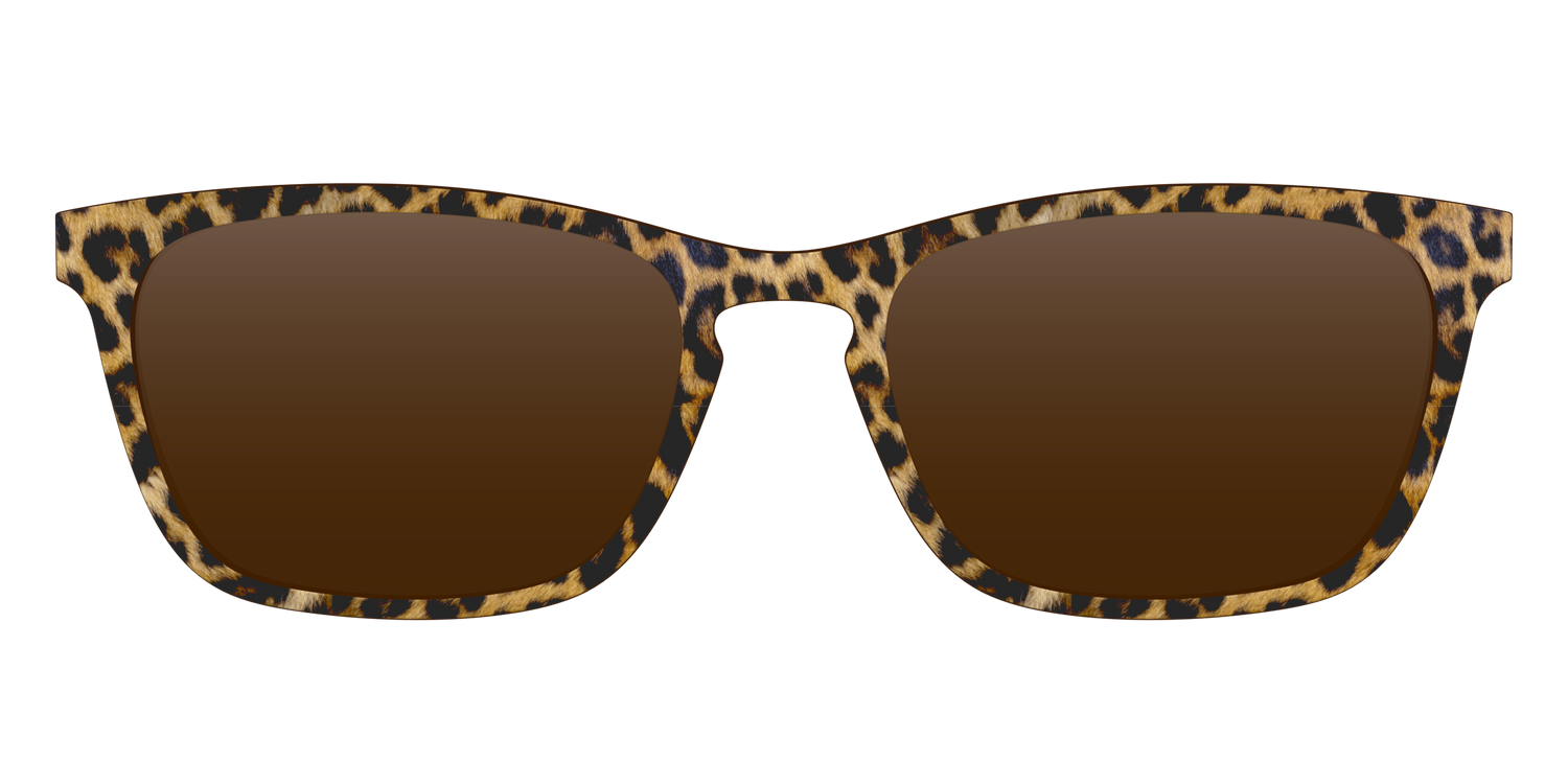 The Polarized Cheetah Spots Sun Top - Front Top Image - Pair Eyewear