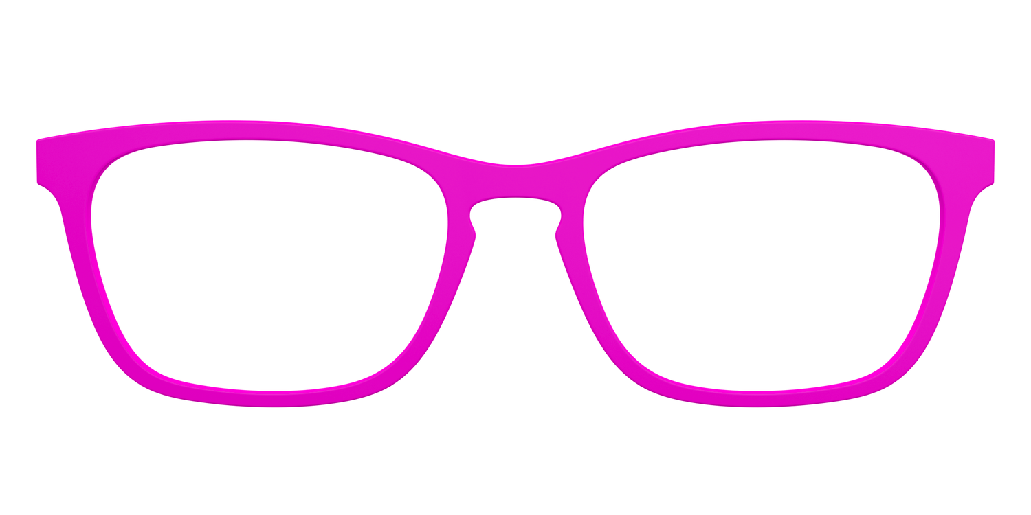 The Hot Pink - Front Top Image - Pair Eyewear