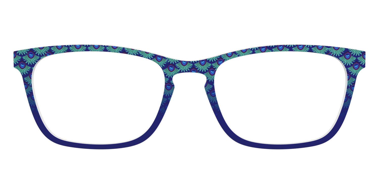 The Peacock Scallop - Front Top Image - Pair Eyewear