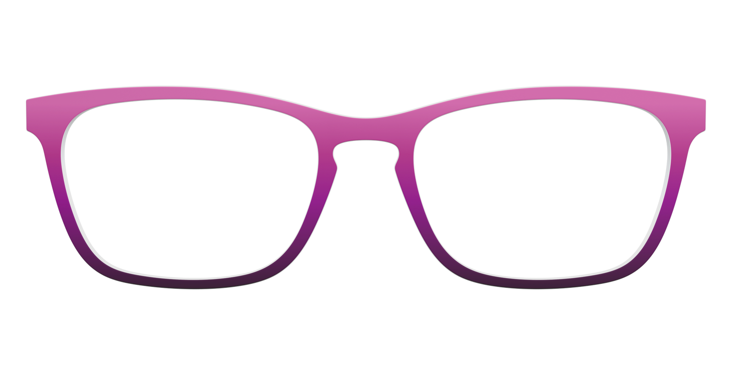 The Pink to Plum Gradient - Front Top Image - Pair Eyewear