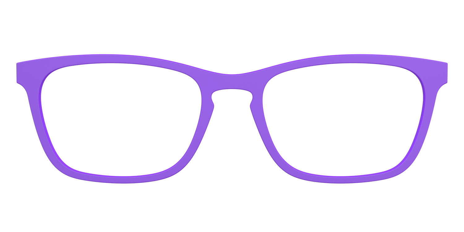 The Purple - Front Top Image - Pair Eyewear