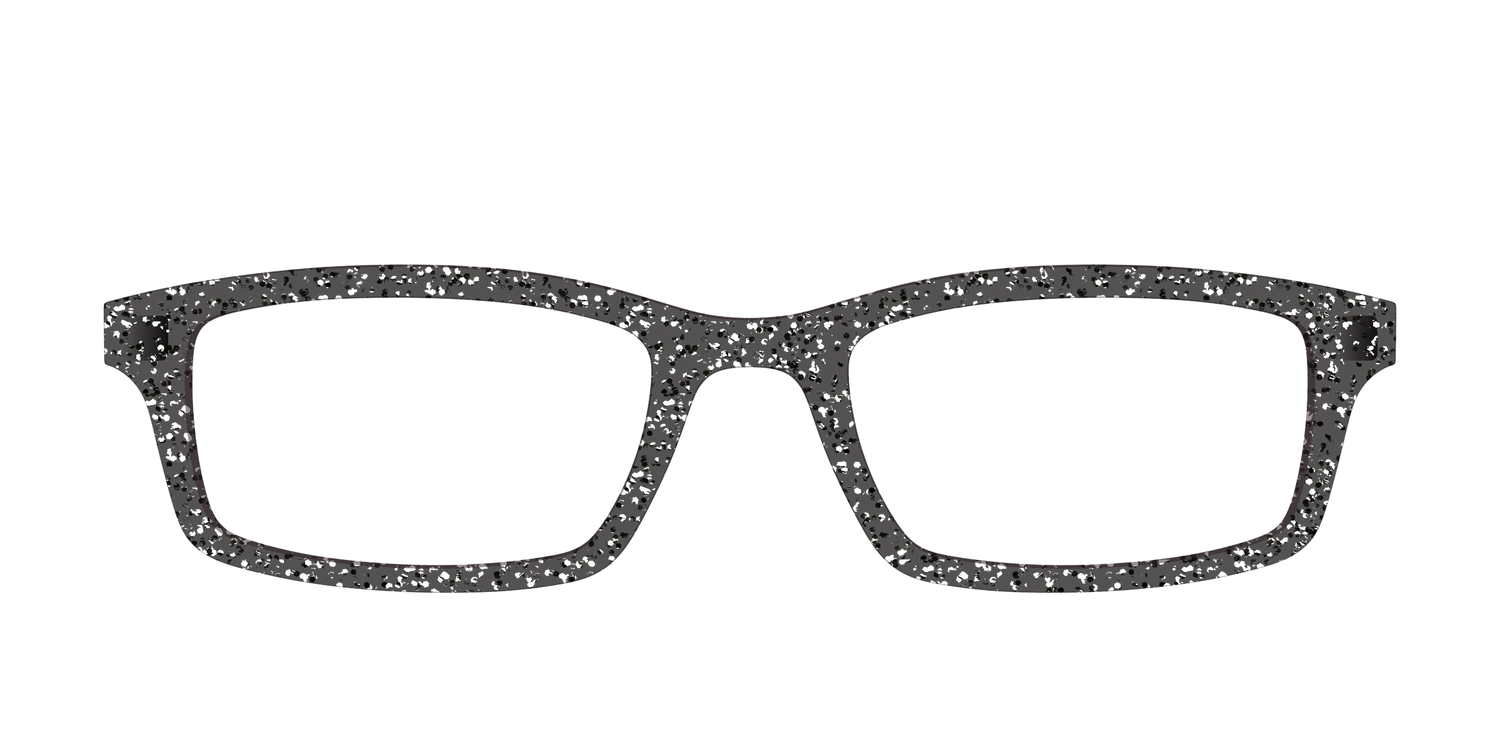 The Black Sparkle - Front Top Image - Pair Eyewear