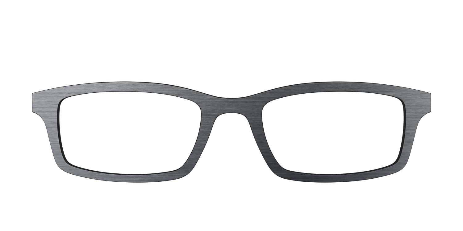 The Brushed Nickel - Front Top Image - Pair Eyewear