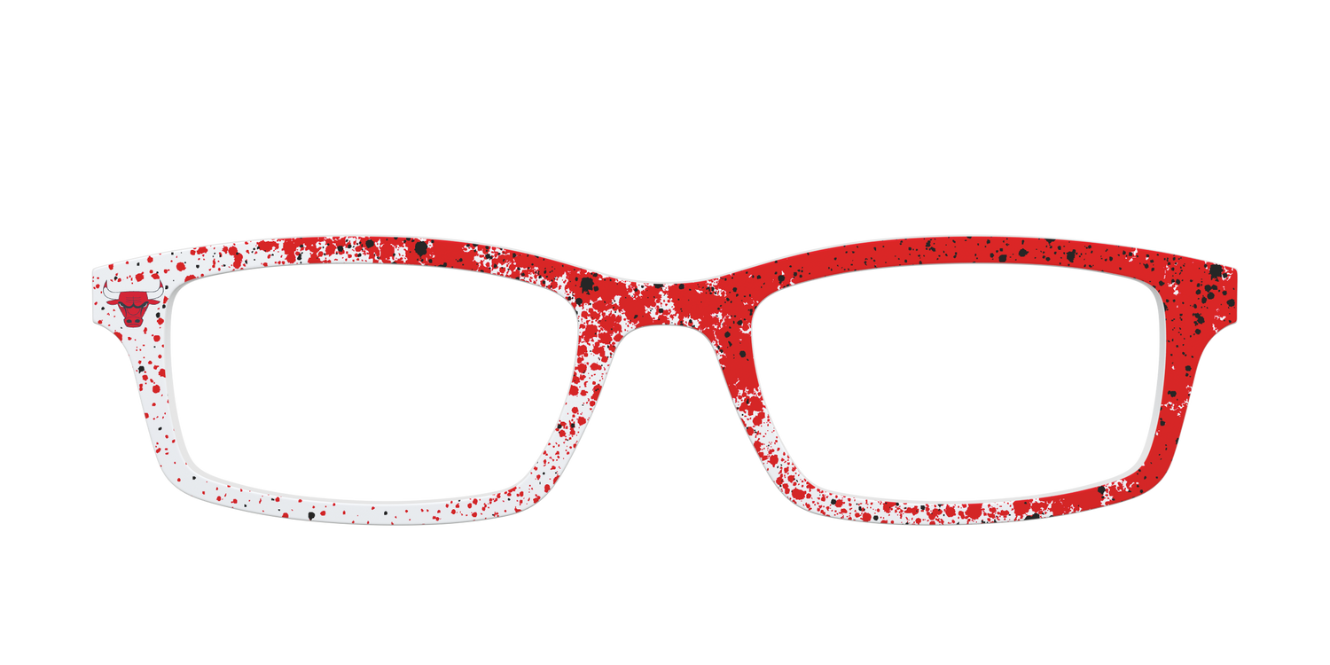 Bulls Splatter - Front Top Image - Pair Eyewear