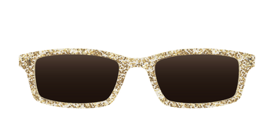 The Polarized Champagne Sparkle Sun Top - Front Top Thumbnail - Pair Eyewear