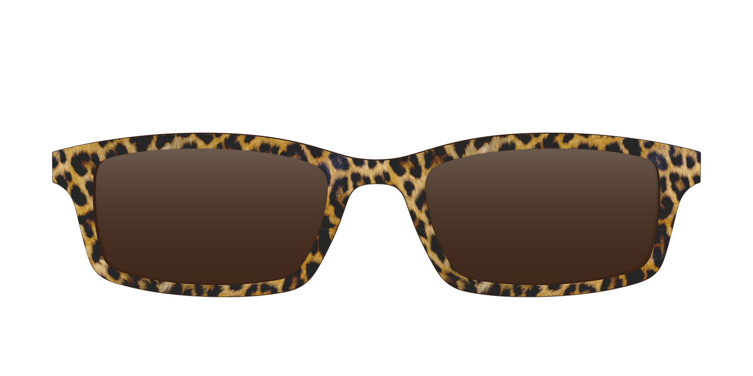 The Polarized Cheetah Spots Sun Top - Front Top Image - Pair Eyewear