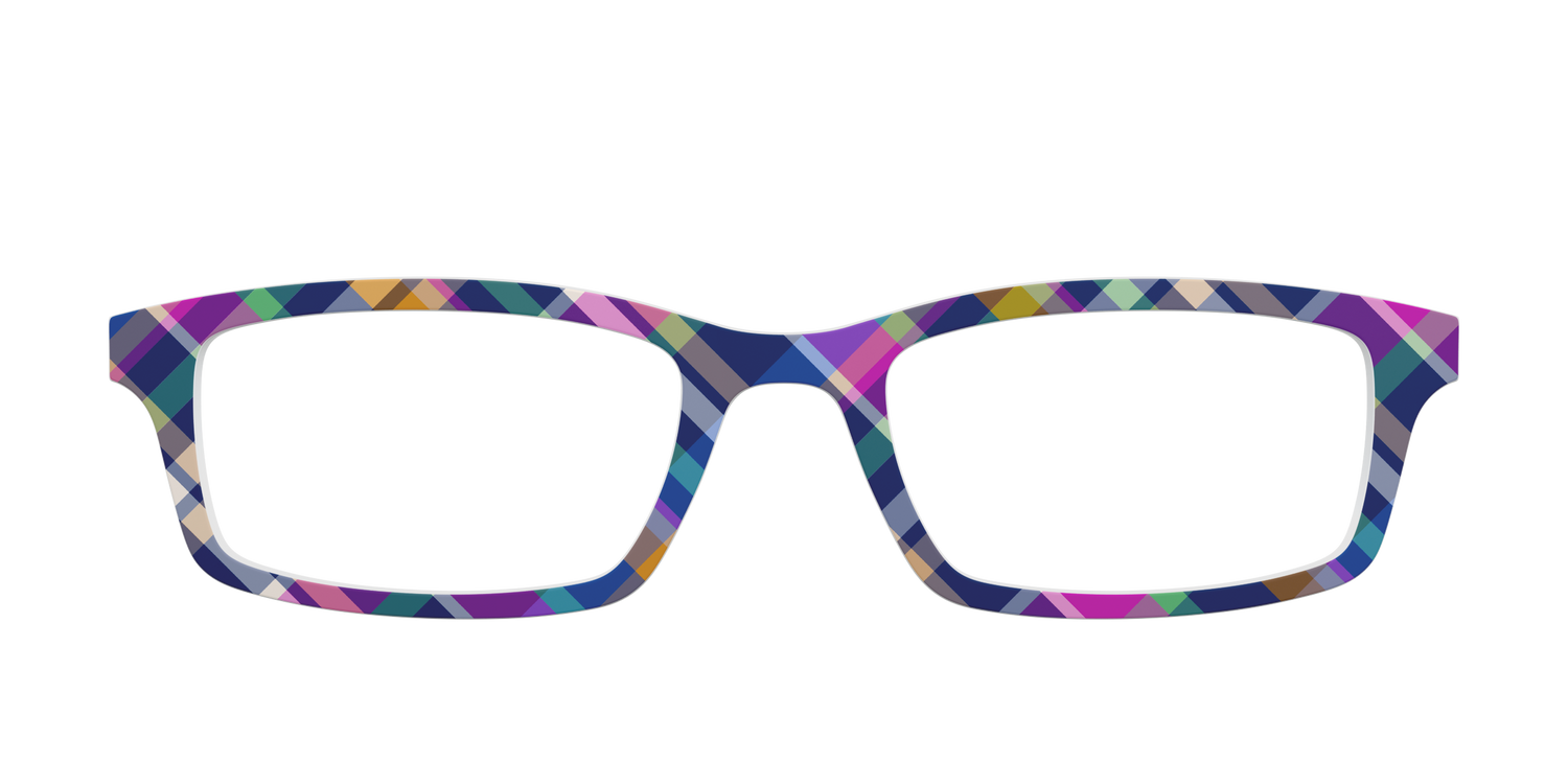 The Cozy Plaid - Front Top Image - Pair Eyewear