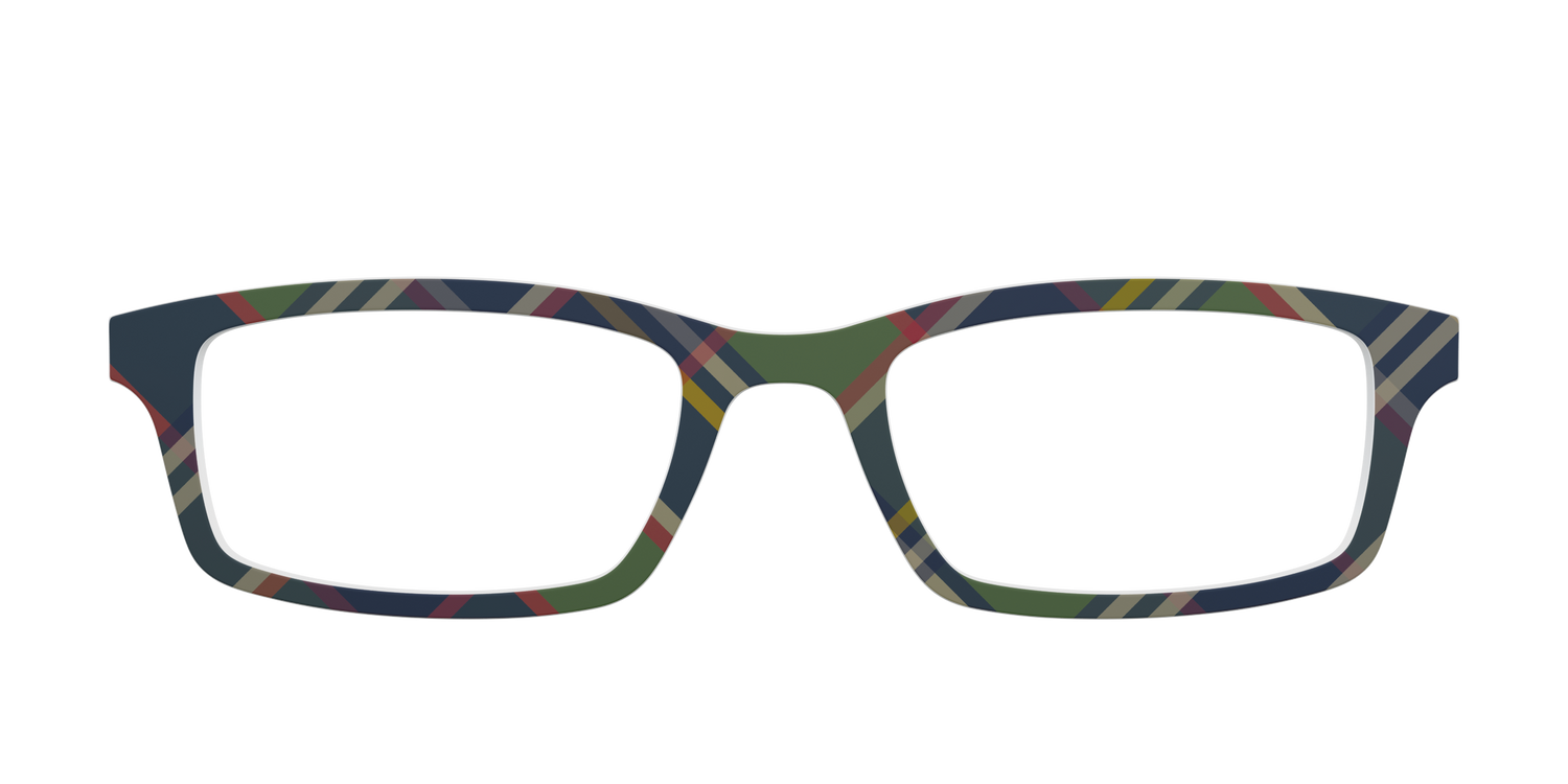 The Flannel Plaid - Front Top Image - Pair Eyewear