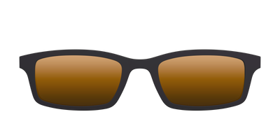 The Polarized Gold Reflective Sun Top - Front Top Thumbnail - Pair Eyewear