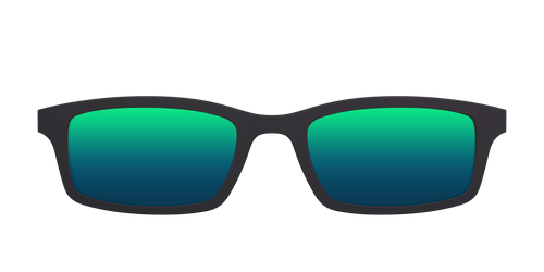 The Polarized Green Reflective Sun Top - Pair Eyewear