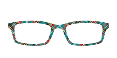 The Green Winter Plaid - Front Top Thumbnail - Pair Eyewear