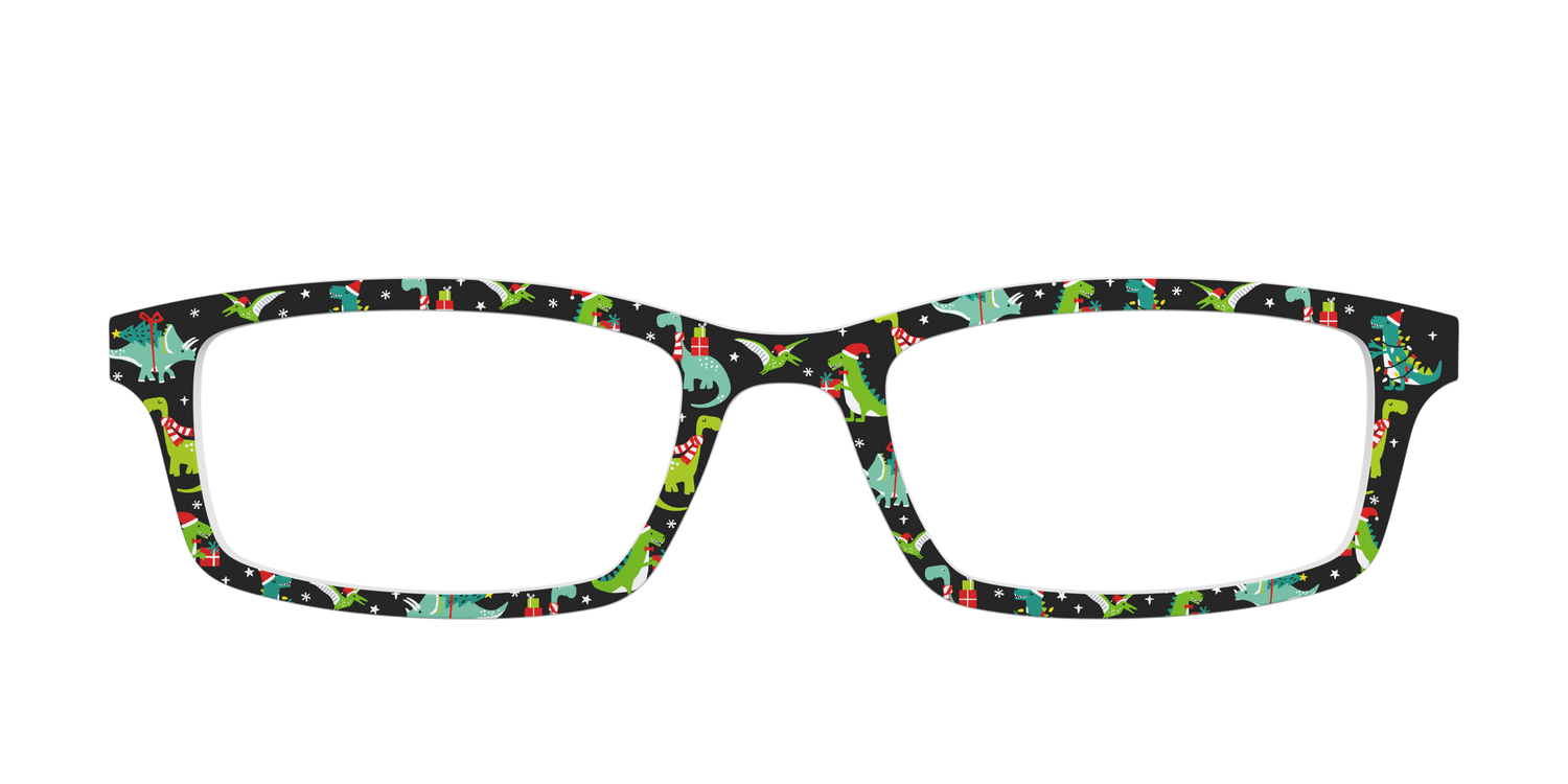 The Holiday Dino - Front Top Image - Pair Eyewear