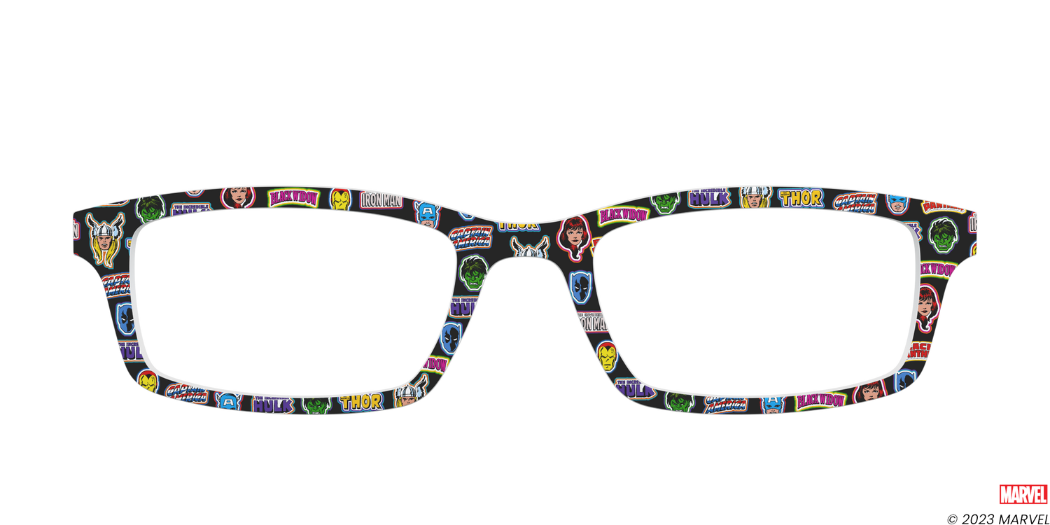 The Marvel Stickers - Front Top Image - Pair Eyewear