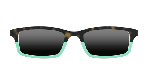 The Polarized Matcha Split Sun Top - Pair Eyewear