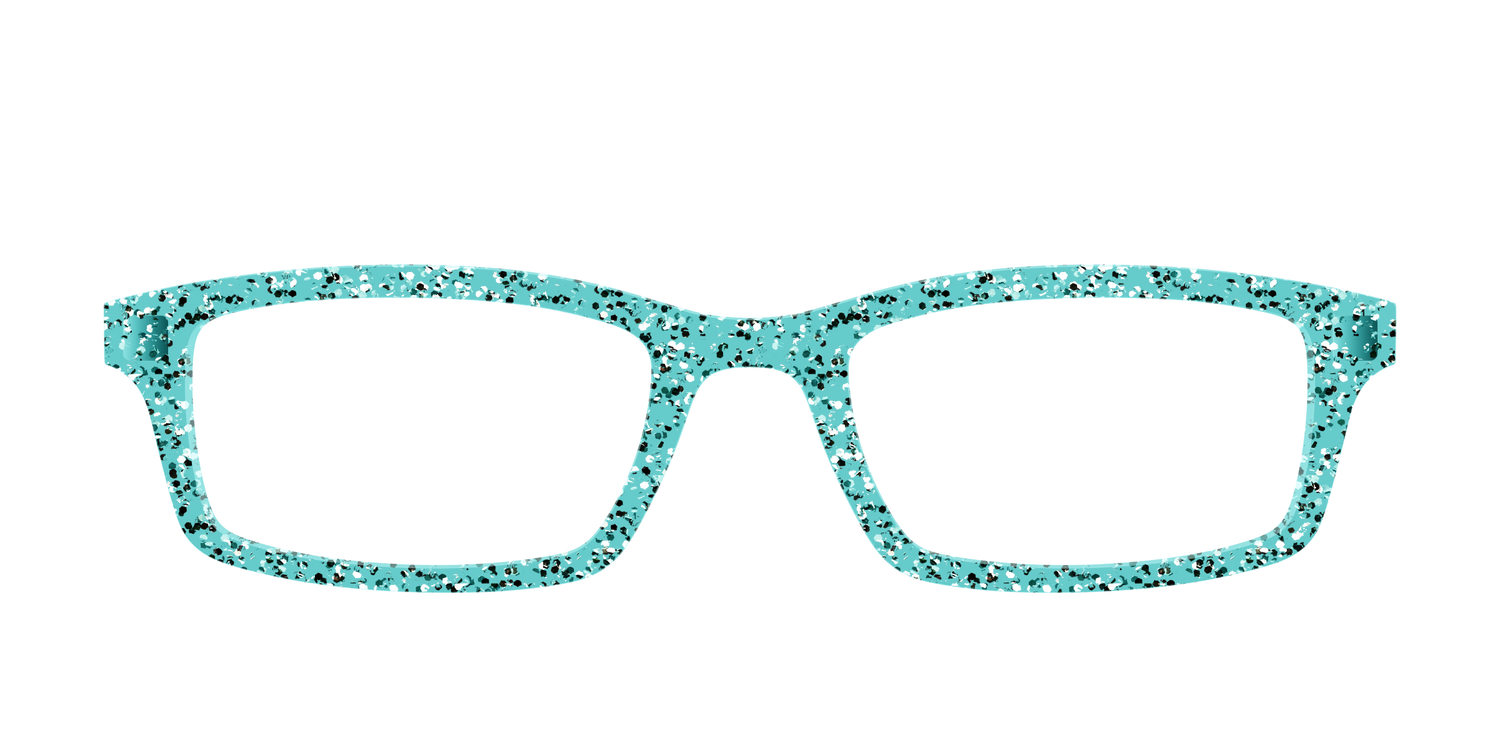 The Mint Sparkle - Front Top Image - Pair Eyewear
