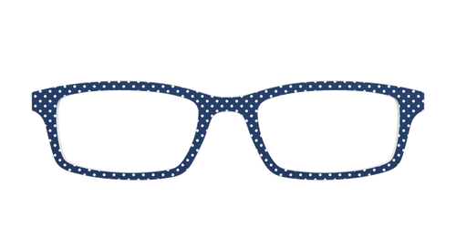 The Navy Pin Dot - Pair Eyewear