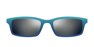 The Polarized Ocean Blue Sun Top - Front Top Thumbnail - Pair Eyewear