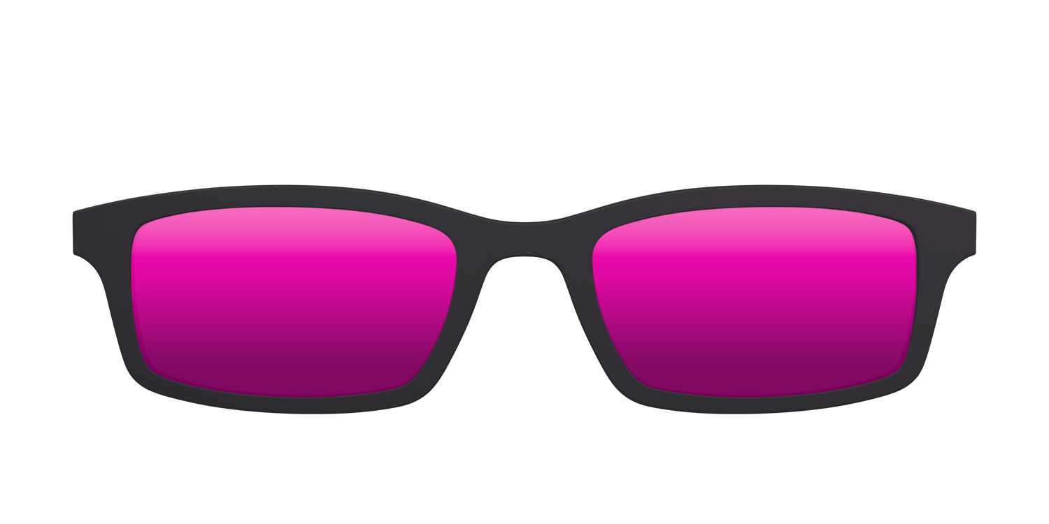 The Polarized Pink Reflective Sun Top - Front Top Image - Pair Eyewear