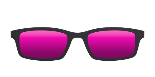The Polarized Pink Reflective Sun Top - Pair Eyewear