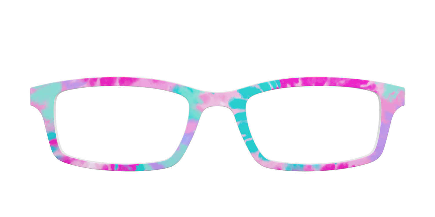The Pink Tie-Dye - Front Top Image - Pair Eyewear