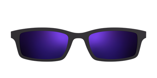 The Polarized Purple Reflective Sun Top - Pair Eyewear