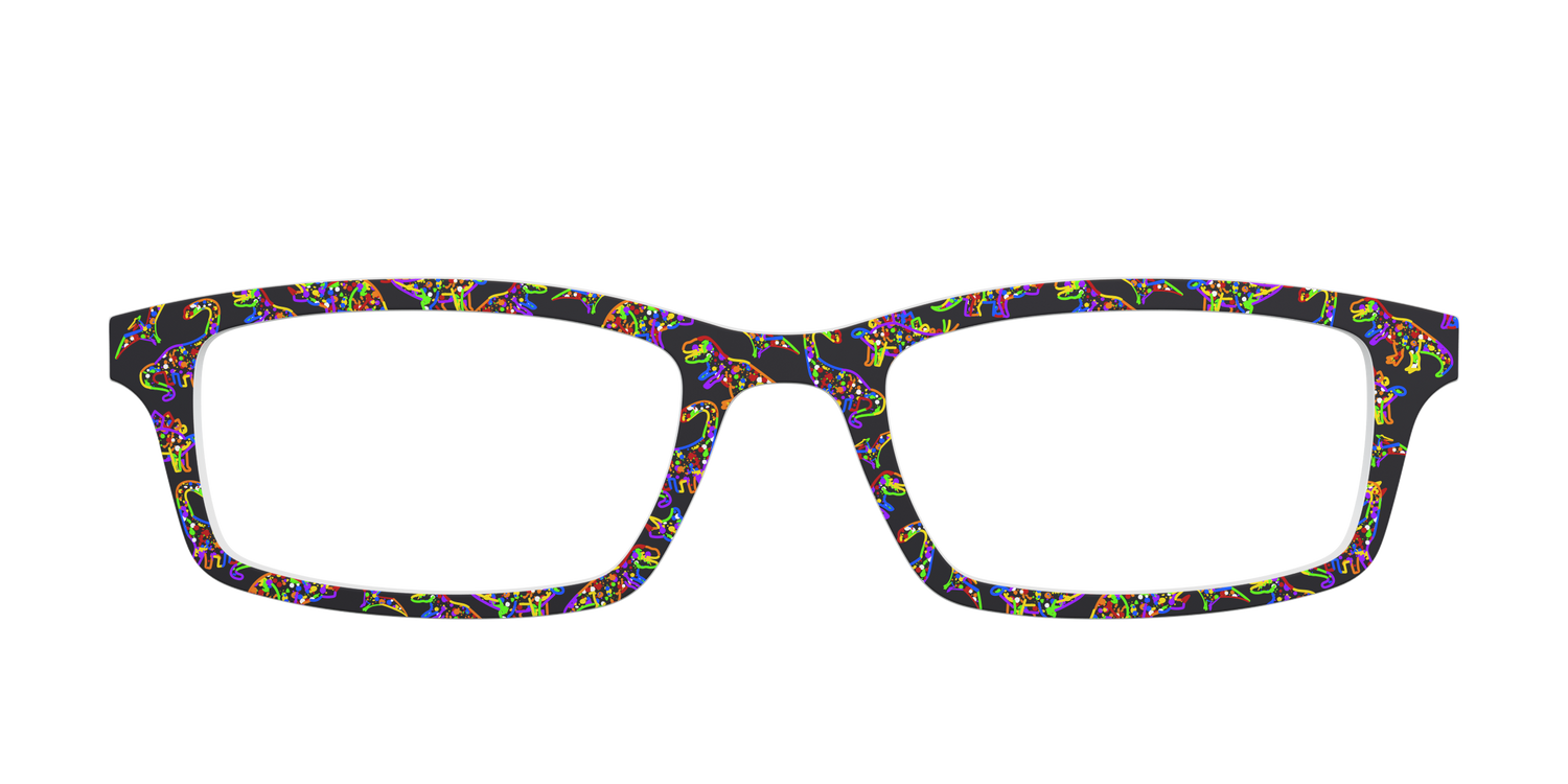 The Rainbow Dinos - Front Top Image - Pair Eyewear