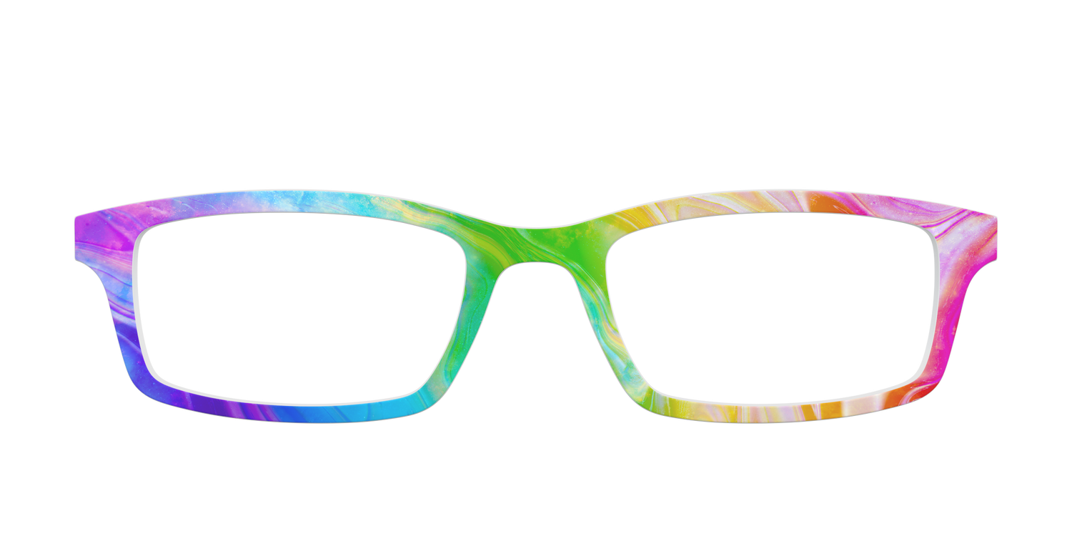 The Rainbow Marble - Front Top Image - Pair Eyewear