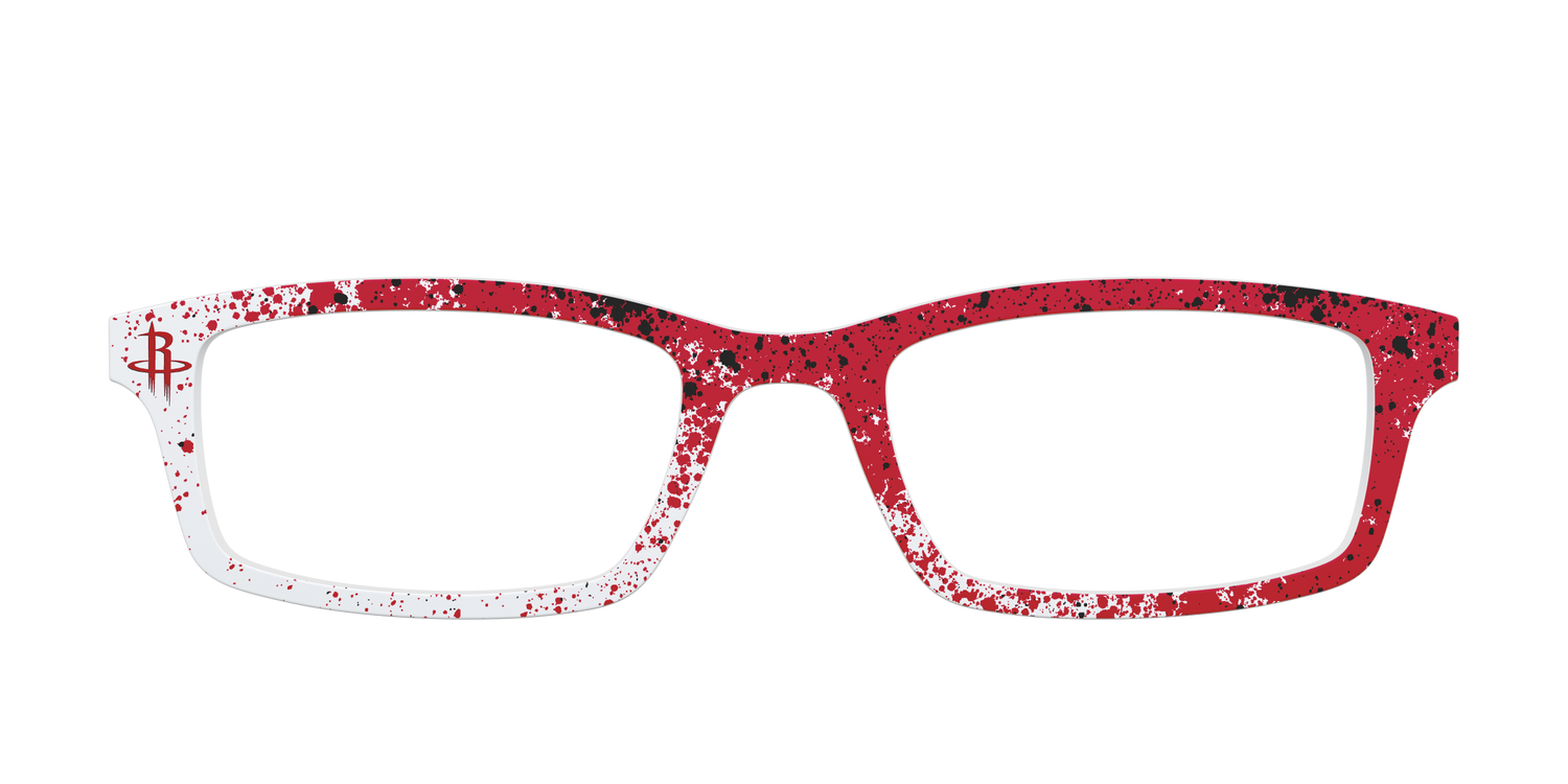 Rockets Splatter - Front Top Image - Pair Eyewear