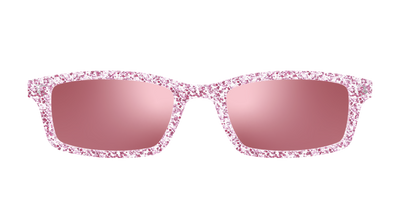 The Polarized Rose Gold Sparkle Sun Top - Front Top Thumbnail - Pair Eyewear