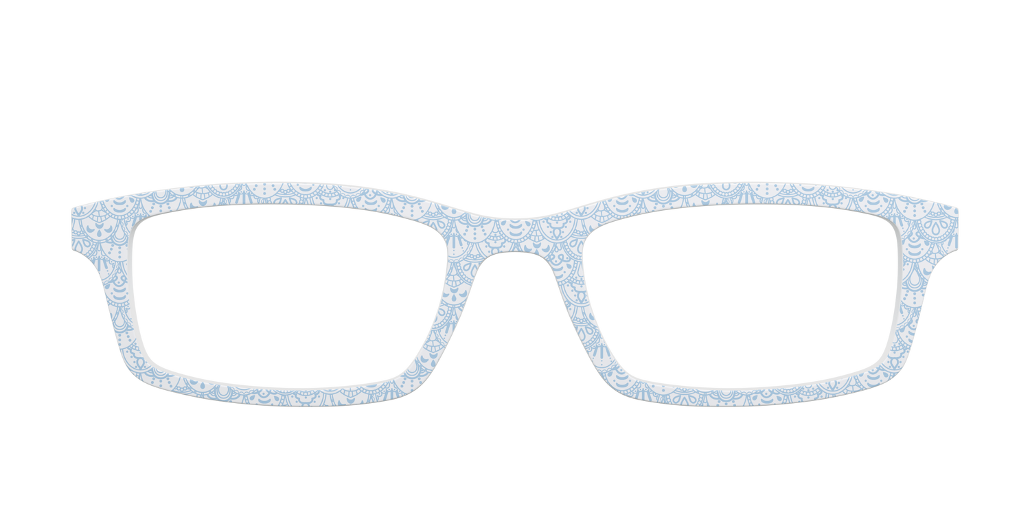 The Something Blue Scallop Lace - Front Top Image - Pair Eyewear