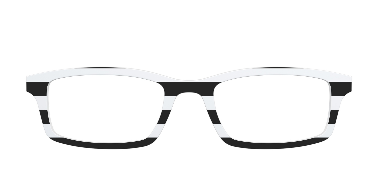 The Striped - Front Top Image - Pair Eyewear