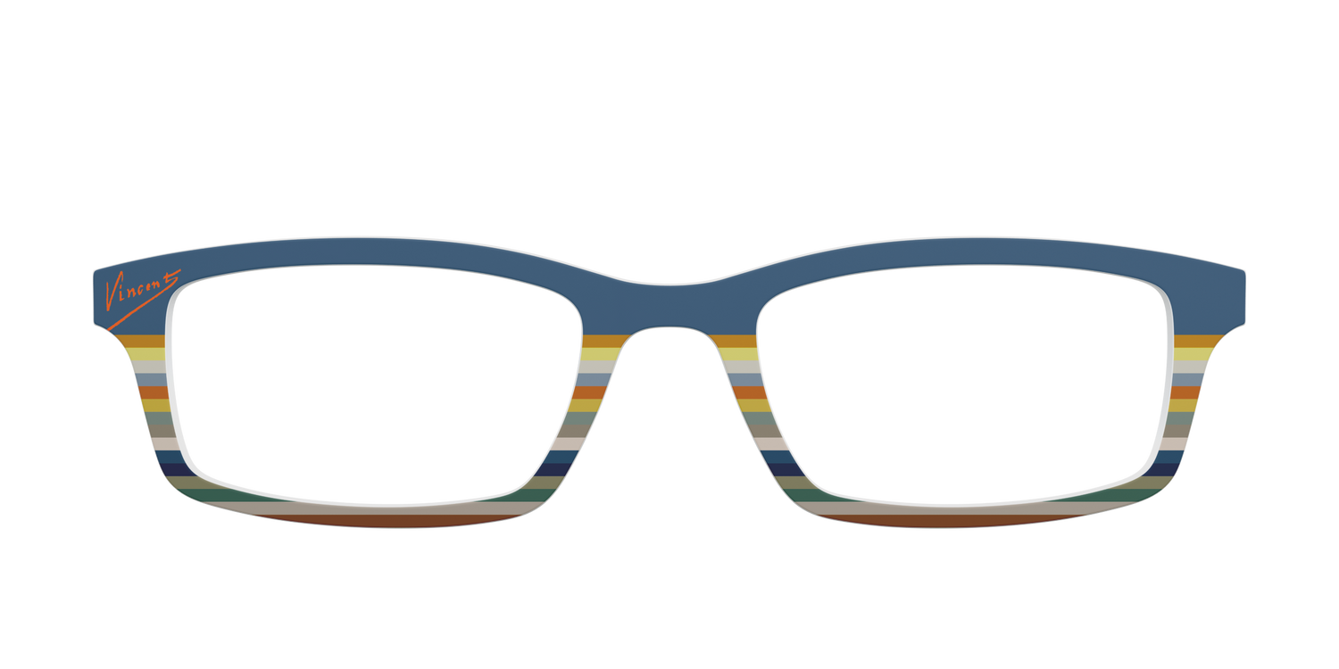 The Vincent Stripes - Front Top Image - Pair Eyewear
