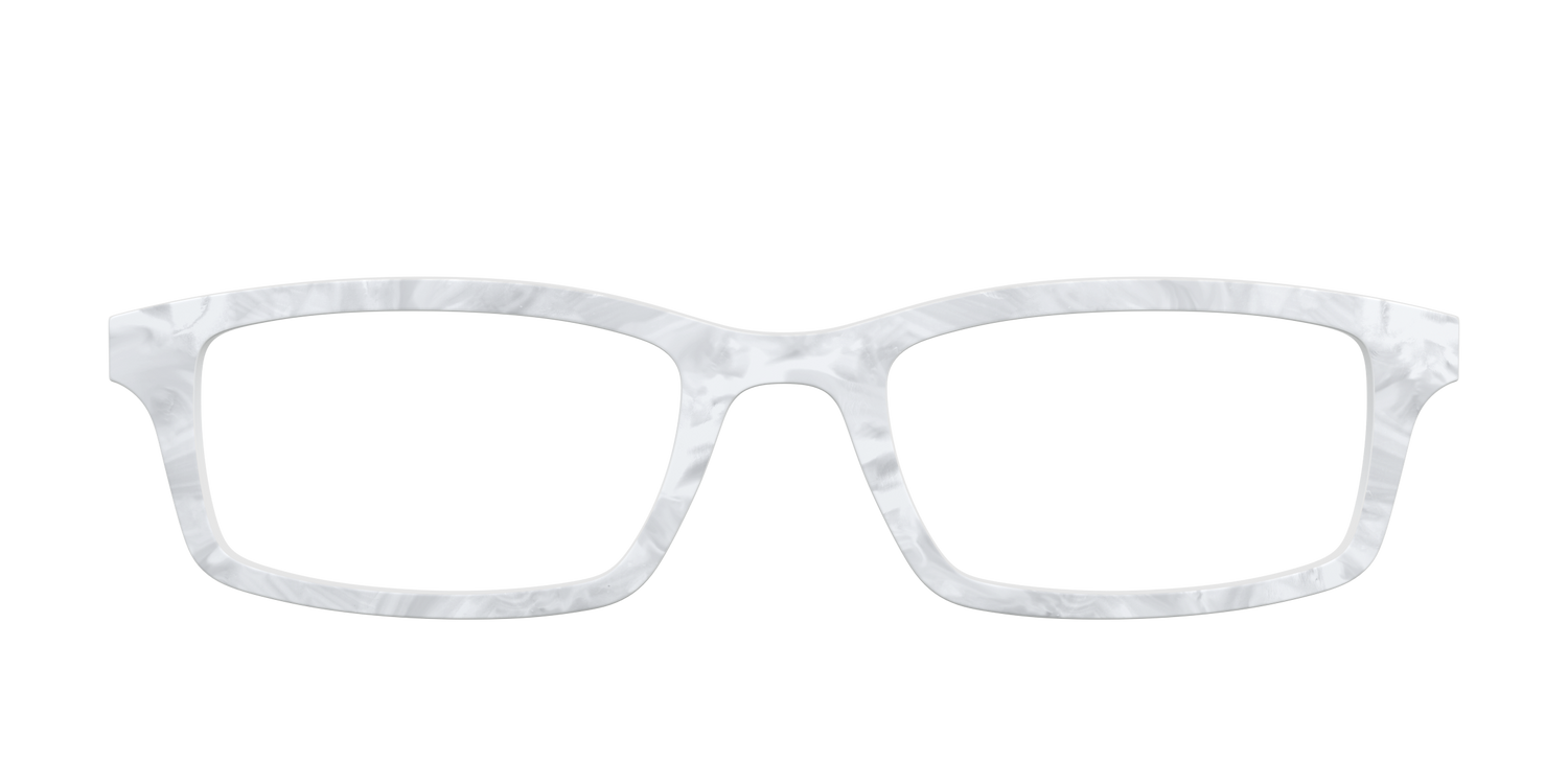 The White Pearlescent - Front Top Image - Pair Eyewear