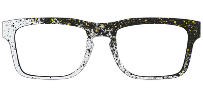 The Black & White Splatter - Front Top Thumbnail - Pair Eyewear