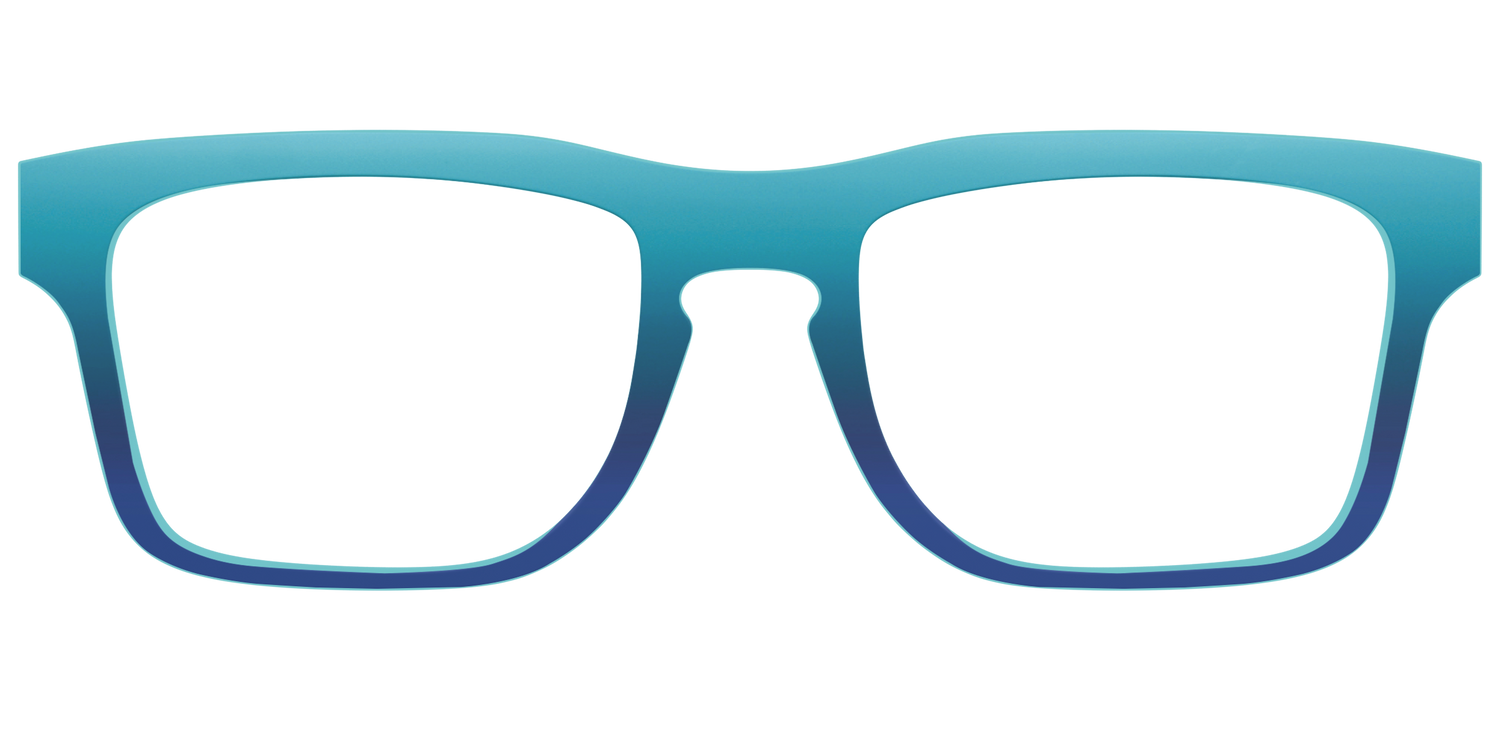 The Ocean Blue - Front Top Image - Pair Eyewear