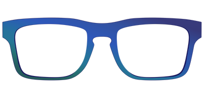 The Peacock Ombre - Front Top Thumbnail - Pair Eyewear
