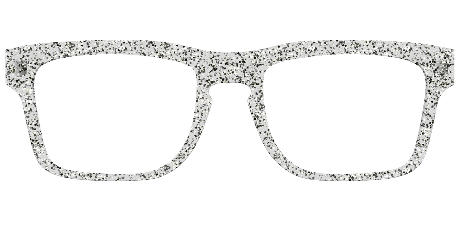 The Silver Sparkle - Front Top Image - Pair Eyewear