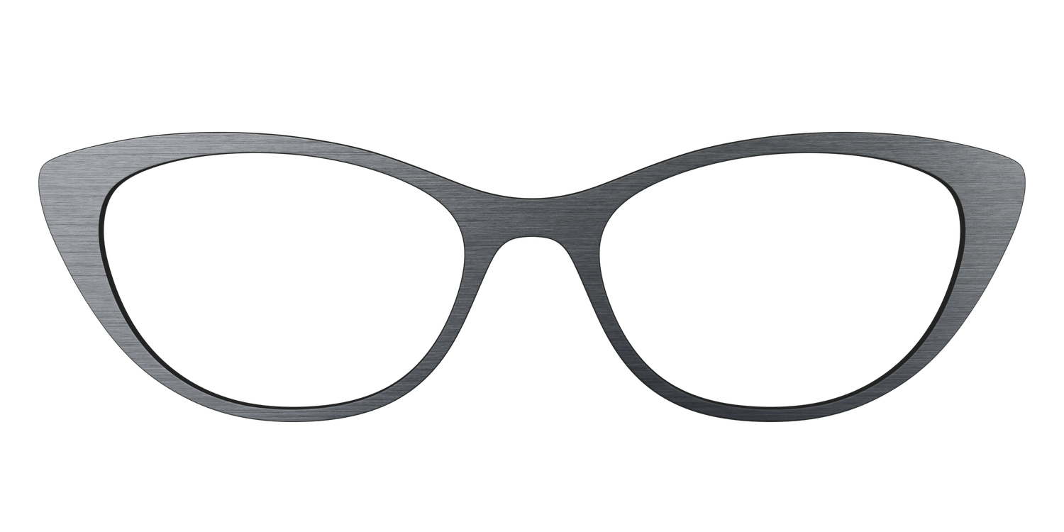 The Brushed Nickel - Front Top Image - Pair Eyewear