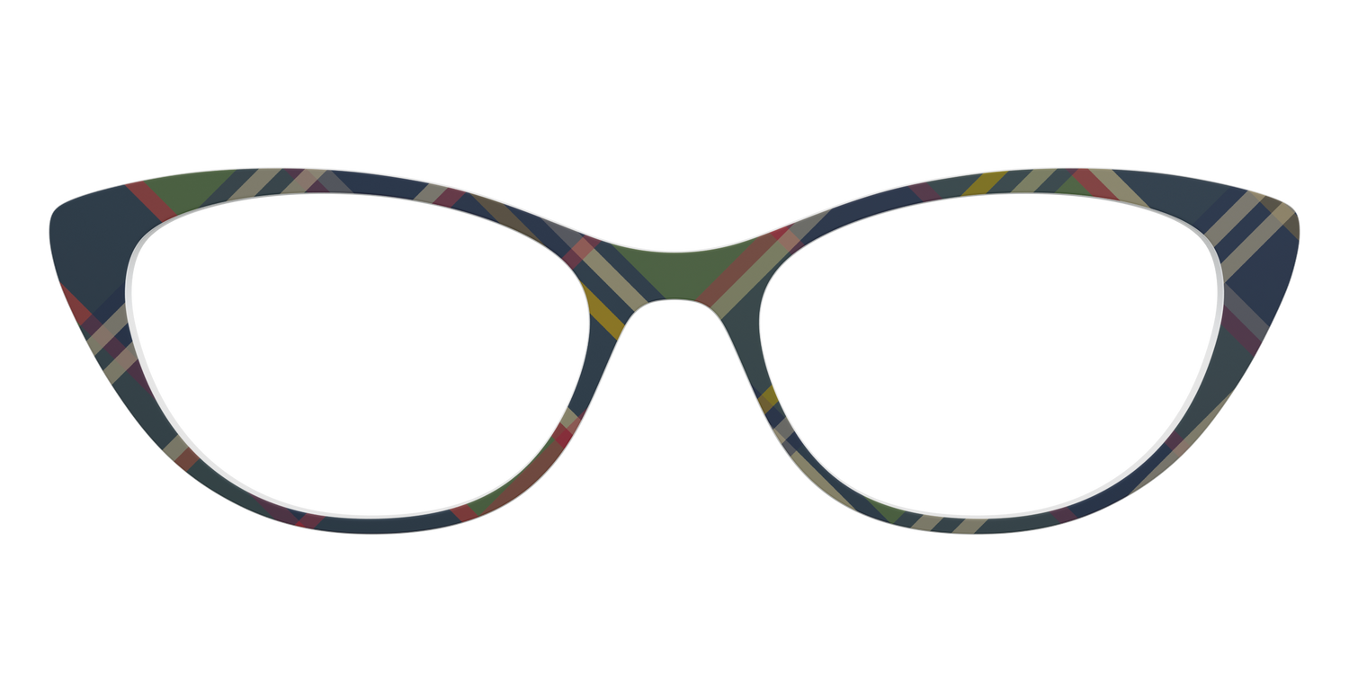 The Flannel Plaid - Front Top Image - Pair Eyewear