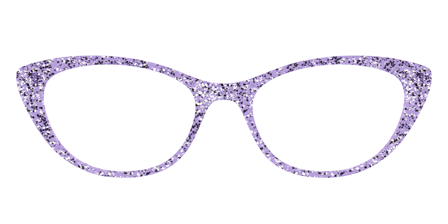 The Lavender Sparkle - Front Top Image - Pair Eyewear