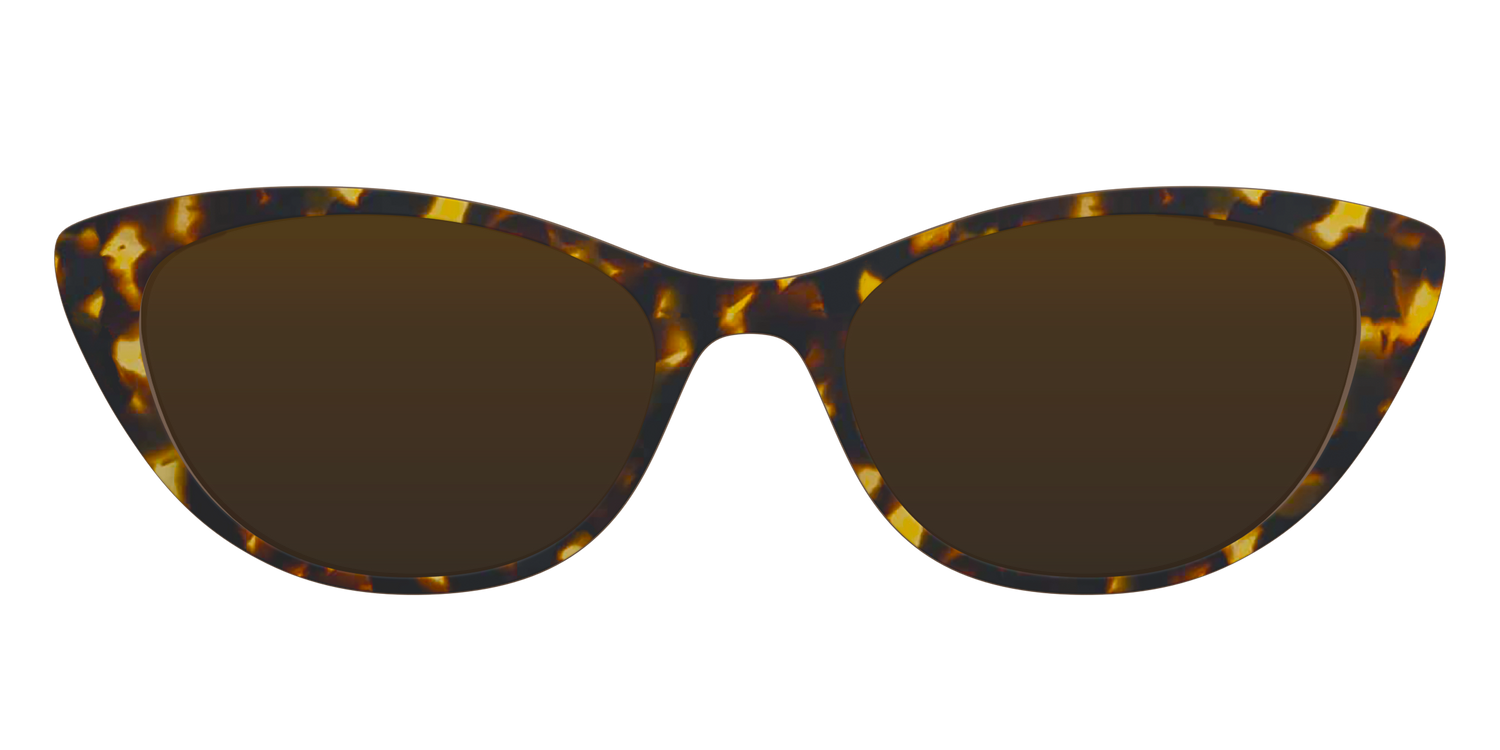 The Polarized Tortoise Sun Top - Front Top Image - Pair Eyewear