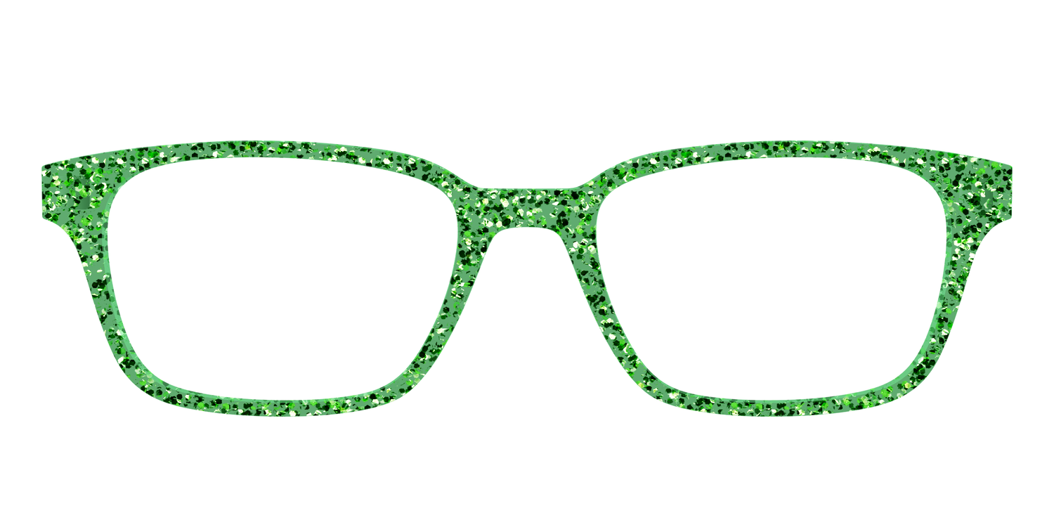 The Emerald Sparkle - Front Top Image - Pair Eyewear